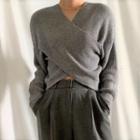 Wrapped Sweater Gray - One Size