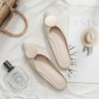 Medallion Pointed Toe Mules