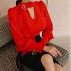 Open Front Blouse