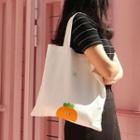 Carrot Printed Shopper Bag Ivory - One Size