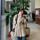 Handmade Double-button Coat With Belt