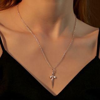 Sword Pendant Alloy Necklace