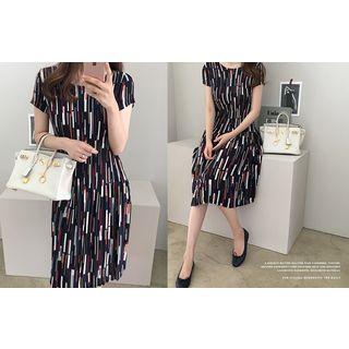 Pattern Plated Dress