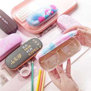 Leaf Lettering Eyeglasses Case