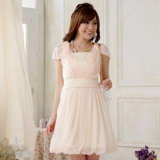 Open Back A-line Cocktail Dress