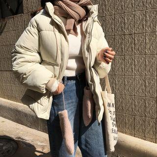 Padded Zip Jacket With Hood