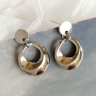 Polished Hoop Dangle Earring