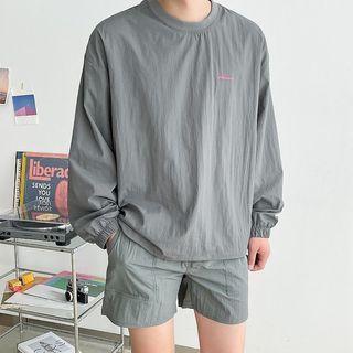 Drawcord-hem Track Top