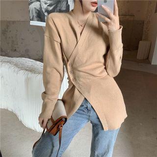 Irregular V-neck Cardigan