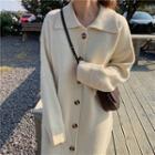 Button-up Midi Cardigan Dress