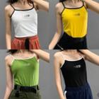 Japanese-embroidered Plain Top