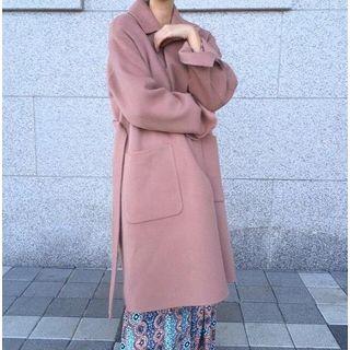 Long Tie-waist Coat