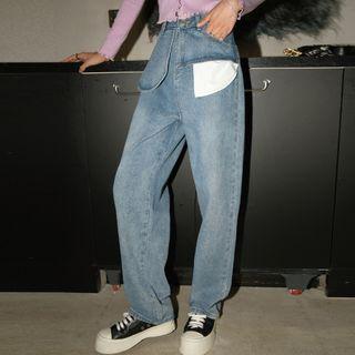 Straight-fit Jeans / Top / Set