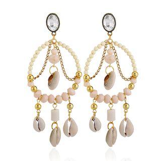 Shell Fringed Dangle Earring