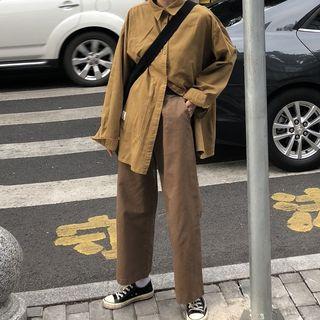 Shirt Jacket / Wide-leg Pants