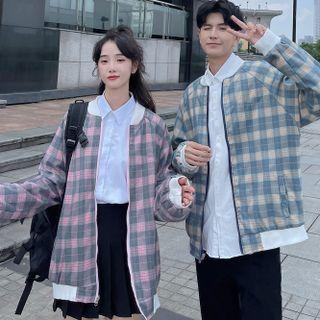 Couple Matching Reversible Zipped Jacket