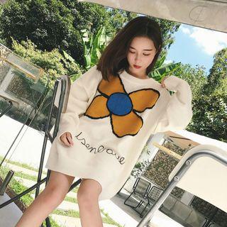 Flower Long Sweater