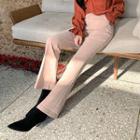 Colored Semi Boot-cut Dress Pants