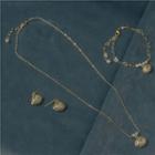 Shell Freshwater Pearl Pendant Alloy Necklace / Earring / Bracelet / Set