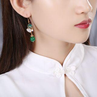 Cloisonne Agate Dangle Earring