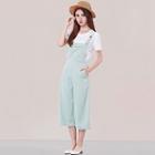 Cropped Pinafore Jumpsuit