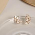 Resin Leaf Earring