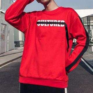 Strap Lettering Pullover
