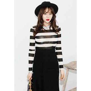 Slim-fit Sheer T-shirt