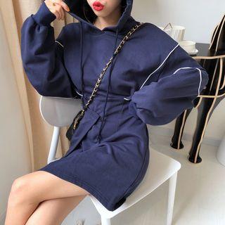 Hoodie Dress As Shown In Figure - One Size