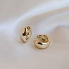 Polished Alloy Earring 1 Pair - Gold - One Size