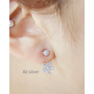 Flower Silver Ear Jacket
