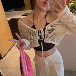 Perforated Light Jacket / Halter Top