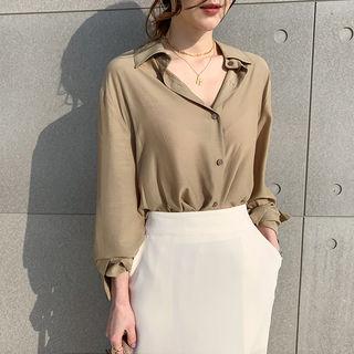 Monotone Sleek Sheer Shirt