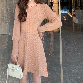 Mini A-line Sweater Dress