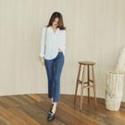 Seam-trim Straight-cut Jeans