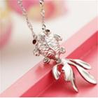 Goldfish Sterling Silver Pendant Pendant - 925 Silver - Silver - One Size