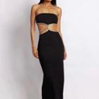 Cutout Tube Midi Dress