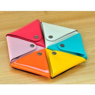 Faux Patent Leather Coin Purse