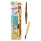K-palette - Lasting 3 Way Eyebrow Pencil (powder + Pencil + Brush) (#01 Light Brown) 1 Pc