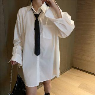 Necktie Long-sleeve Shirt