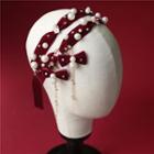 Wedding Faux Pearl Headband / Choker / Earring / Set Headband & Choker & 1 Pair - Clip-on Earrings - One Size