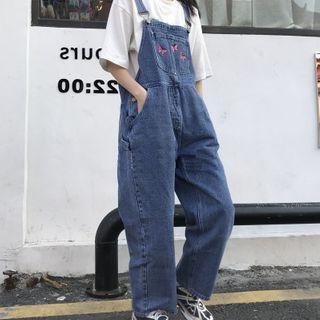 Embroidered Harem Jumper Pants