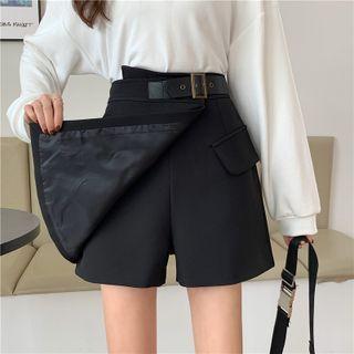 Asymmetric Mini Shorts