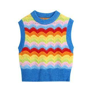 Strapless Sweater Vest