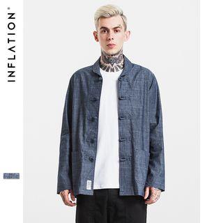 Chinese-style Frog-button Oxford Shirt