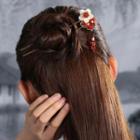 Agate Floral Hair Pin