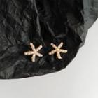 Starfish Faux Pearl Earring