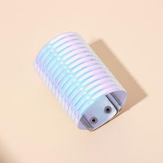 Holographic / Metallic / Faux Leather Bangle
