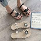 Two-way Floral Strappy Slingback Sandals