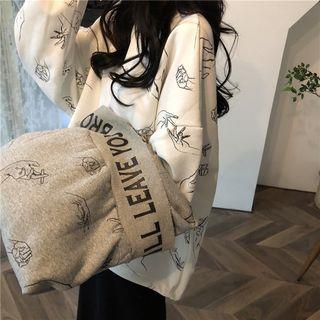 Long Sleeve Print Loose Pullover